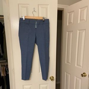 Loft, crop pant, size P0, blue. NWT.